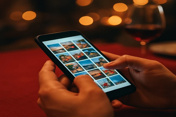 হাতে স্মার্টফোন নিয়ে একজন ব্যক্তি ডিজিটাল প্ল্যাটফর্মটি স্বাচ্ছন্দ্যের সঙ্গে ব্যবহার করছেন